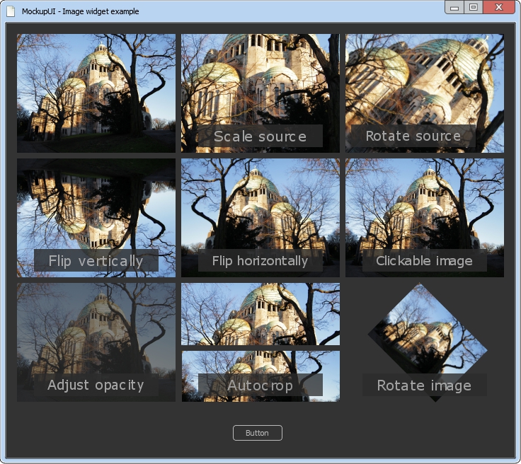 MockupUI - Image widget example